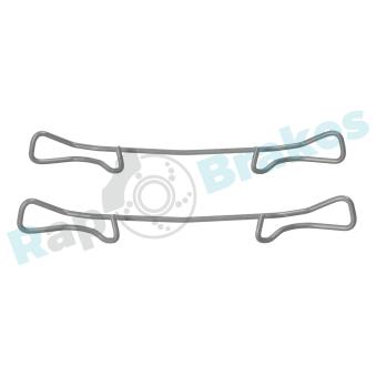 Kit d'accessoires, plaquette de frein à disque RAP BRAKES R-U0189 pour CUPRA LEON 1.9 D - 70cv