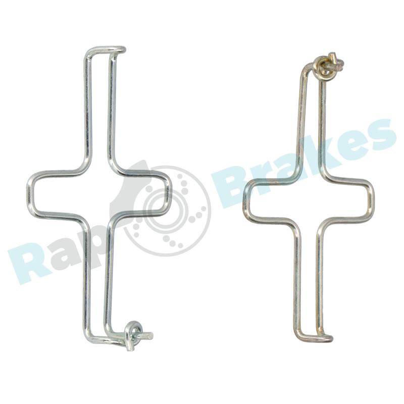 Kit d'accessoires, plaquette de frein à disque RAP BRAKES R-U0204 - Visuel 1
