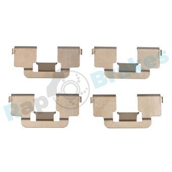 Kit d'accessoires, plaquette de frein à disque RAP BRAKES R-U0223 pour CITROEN JUMPY 2.0 HDI 165 - 163cv