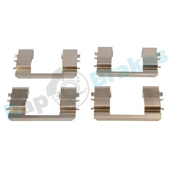 Kit d'accessoires, plaquette de frein à disque RAP BRAKES R-U0224 pour AUDI E-TRON 2.5 CRDi - 110cv