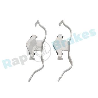 Kit d'accessoires, plaquette de frein à disque RAP BRAKES R-U0231 pour RENAULT TWINGO 1.8 - 110cv