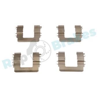 Kit d'accessoires, plaquette de frein à disque RAP BRAKES R-U0249 pour MERCEDES-BENZ CLASSE E 1.8 - 110cv