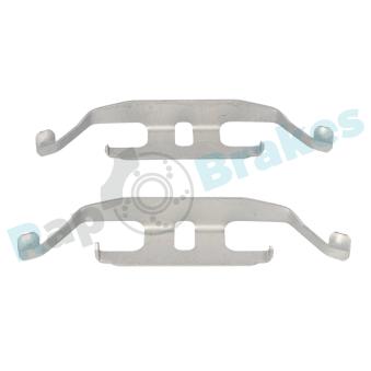 Kit d'accessoires, plaquette de frein à disque RAP BRAKES R-U0253 pour BMW X3 xDrive 30 d - 211cv