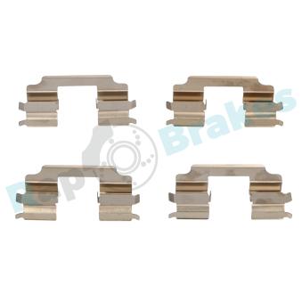 Kit d'accessoires, plaquette de frein à disque RAP BRAKES R-U0258