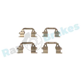 Kit d'accessoires, plaquette de frein à disque RAP BRAKES R-U0285 pour HYUNDAI I10 1.1 CRDi - 75cv
