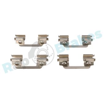 Kit d'accessoires, plaquette de frein à disque RAP BRAKES R-U0293