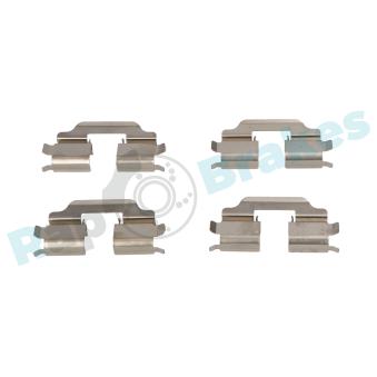 Kit d'accessoires, plaquette de frein à disque RAP BRAKES R-U0303 pour MERCEDES-BENZ CLASSE E 1.2 - 69cv