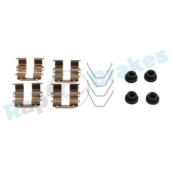 Kit d'accessoires, plaquette de frein à disque RAP BRAKES R-U0314