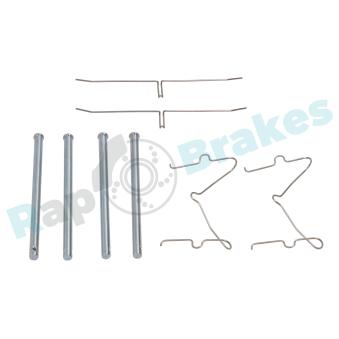 Kit d'accessoires, plaquette de frein à disque RAP BRAKES R-U0355 pour JEEP COMPASS 2.0 CRD 4x4 - 170cv