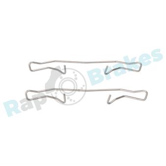 Kit d'accessoires, plaquette de frein à disque RAP BRAKES R-U0373 pour MAZDA PREMACY 1.6 CDTi - 110cv