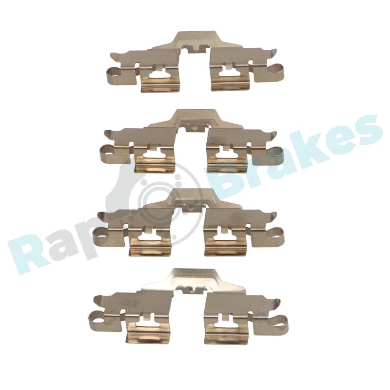 Kit d'accessoires, plaquette de frein à disque RAP BRAKES R-U0375 - Visuel 1
