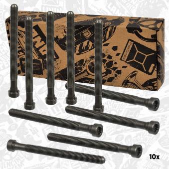 Jeu de boulons de culasse de cylindre ET ENGINETEAM BS0050 pour MAZDA 121 2.0 TDI - 110cv