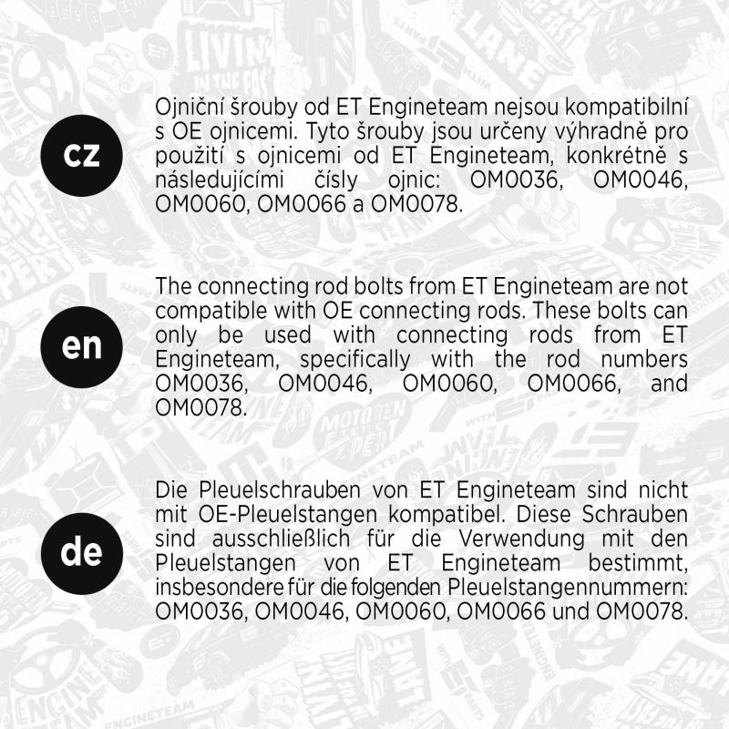 Vis de bielle ET ENGINETEAM BS0055 - Visuel 2