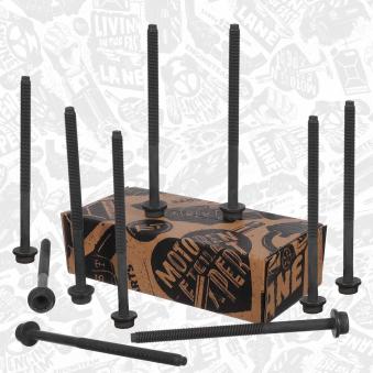 Jeu de boulons de culasse de cylindre ET ENGINETEAM BS0080 pour LANCIA DELTA 1.4 - 75cv