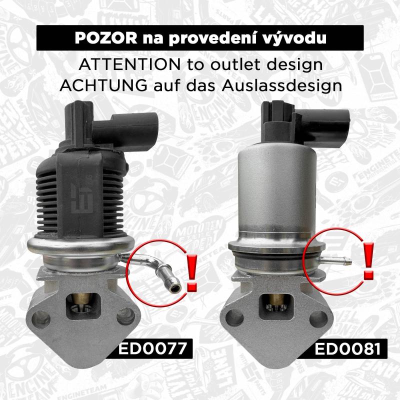 Vanne EGR ET ENGINETEAM ED0077 - Visuel 2