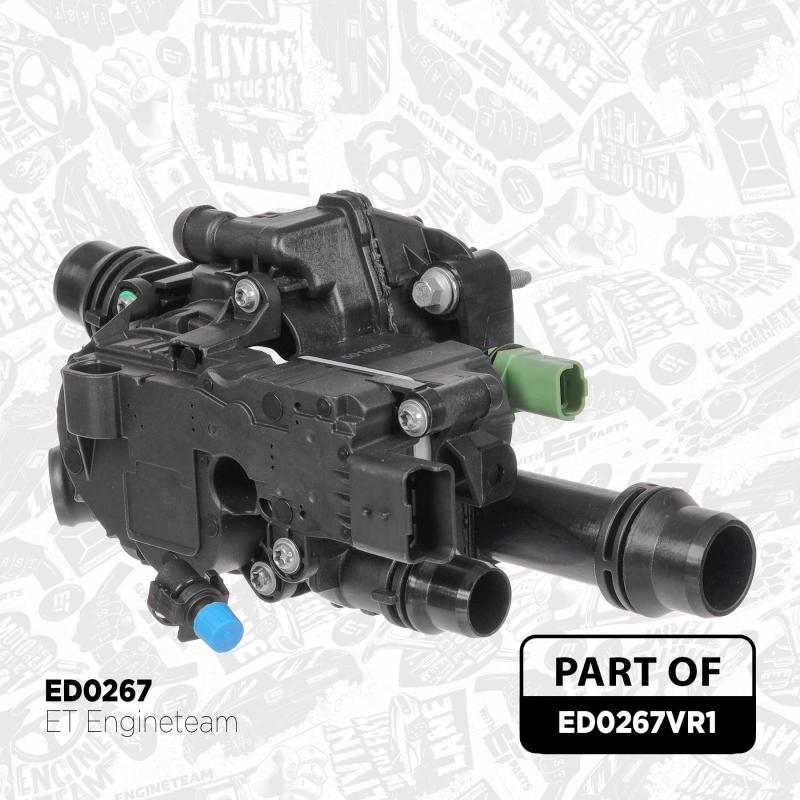 Thermostat, liquide de refroidissement ET ENGINETEAM ED0267VR1 - Visuel 2