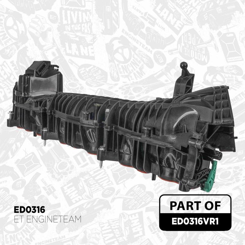 Module de tube d'admission ET ENGINETEAM ED0316VR1 - Visuel 1