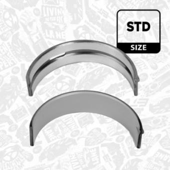 Coussinet de vilebrequin ET ENGINETEAM LH001200 pour FORD TRANSIT CONNECT E 320 CDI - 204cv