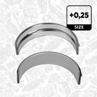 Coussinet de vilebrequin ET ENGINETEAM LH001225 pour FORD TRANSIT CONNECT E 200 CDI - 116cv