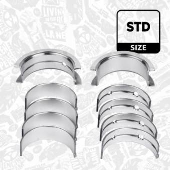 Kit de coussinet de vilebrequin ET ENGINETEAM LH002100 pour SEAT EXEO 2.0 CRDi - 140cv