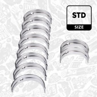 Kit de coussinet de vilebrequin ET ENGINETEAM LH002400 pour LADA 111 2.0 CD - 110cv