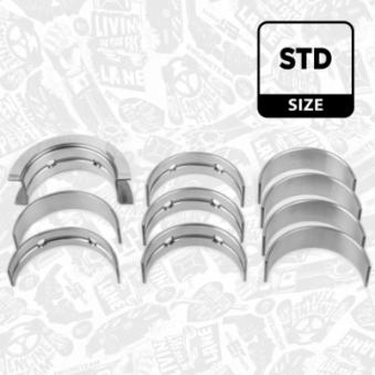 Kit de coussinet de vilebrequin ET ENGINETEAM LH002700 pour MAZDA BT-50 2.2 TDCi - 110cv