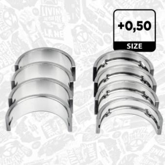 Kit de coussinet de vilebrequin ET ENGINETEAM LH004250 pour SKODA FABIA 1.2 - 70cv