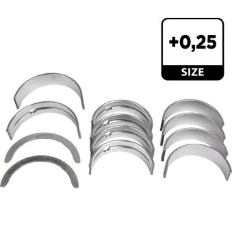 Kit de coussinet de vilebrequin ET ENGINETEAM LH004725 pour IVECO DAILY 33S14. 35S14. 35C14 - 136cv