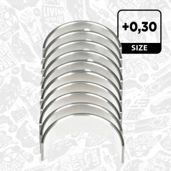 Kit de coussinet de vilebrequin ET ENGINETEAM LH006230 pour AUDI A1 Cooper - 122cv