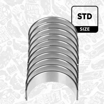 Kit de coussinet de vilebrequin ET ENGINETEAM LH007300 pour CITROEN C5 E 250 CGI - 204cv