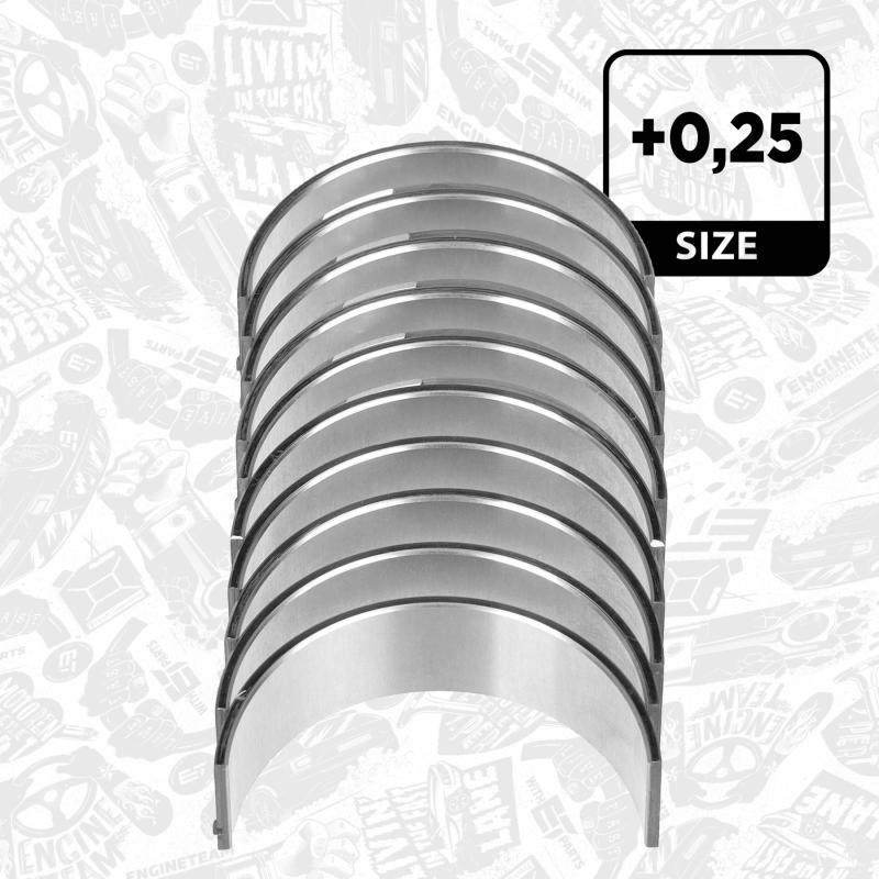 Kit de coussinet de vilebrequin ET ENGINETEAM LH007325 - Visuel 1