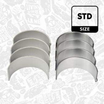 Kit de coussinets de bielle ET ENGINETEAM LP000800 pour SMART ROADSTER 2.3 JTD - 110cv