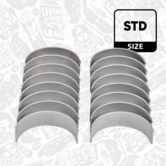 Kit de coussinets de bielle ET ENGINETEAM LP003800 pour TOYOTA LAND CRUISER 4.5 D4-D - 265cv