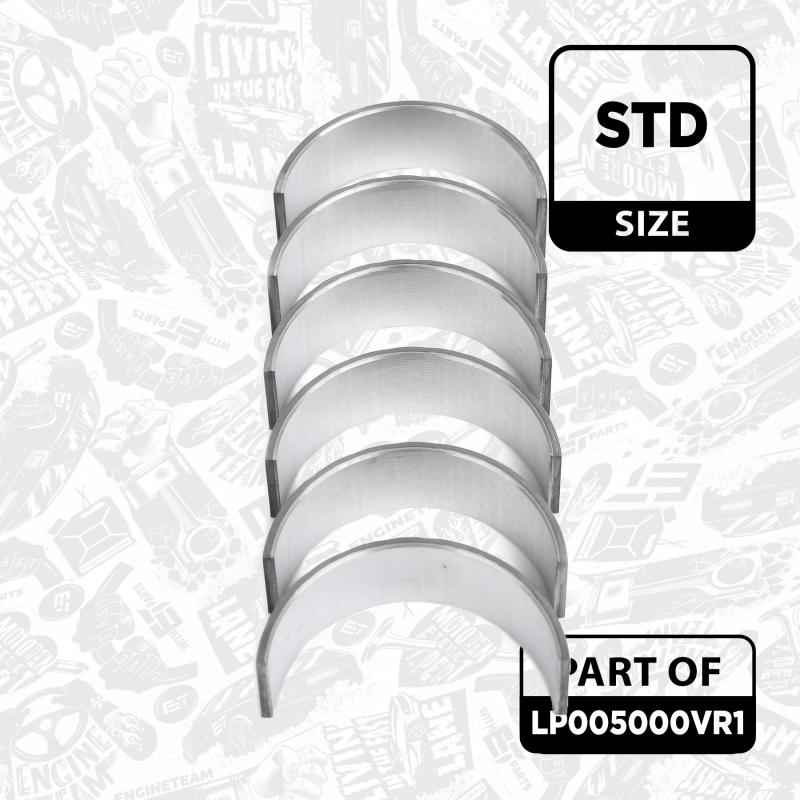 Kit de coussinets de bielle ET ENGINETEAM LP005000VR1 - Visuel 2