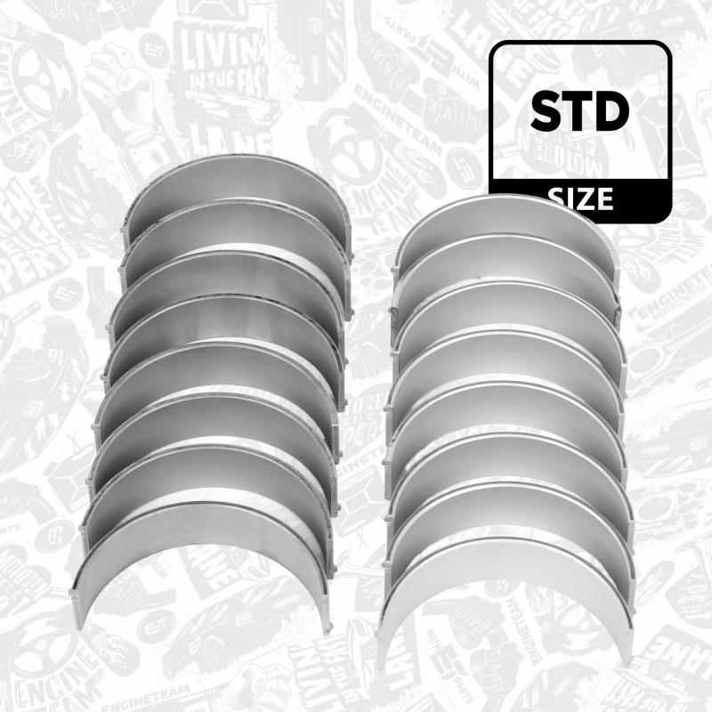 Kit de coussinets de bielle ET ENGINETEAM LP005200 - Visuel 1