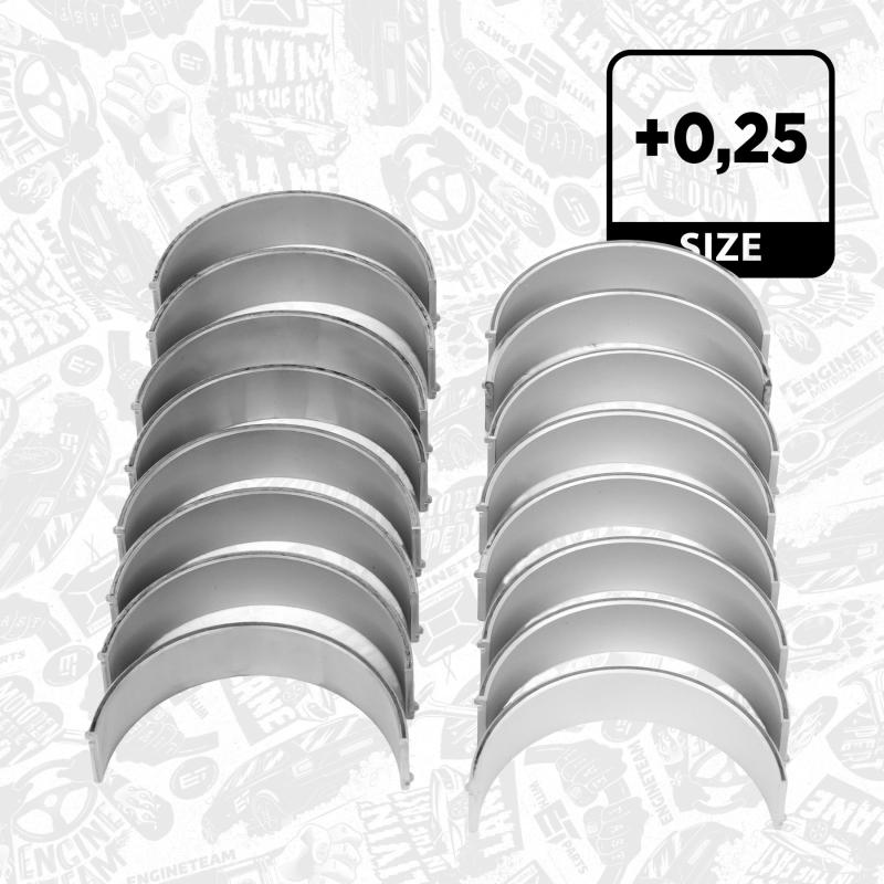Kit de coussinets de bielle ET ENGINETEAM LP005225 - Visuel 1