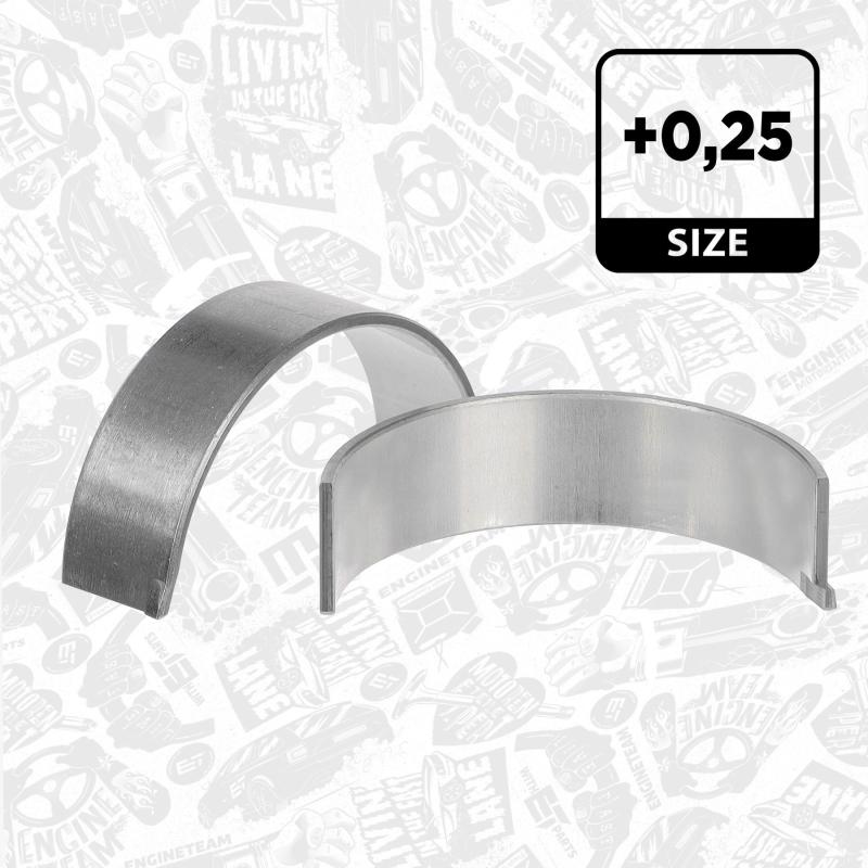 Kit de coussinets de bielle ET ENGINETEAM LP007425 - Visuel 2