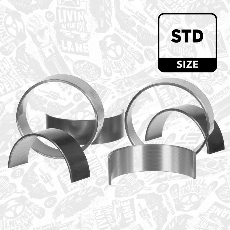 Kit de coussinets de bielle ET ENGINETEAM LP007800 - Visuel 2