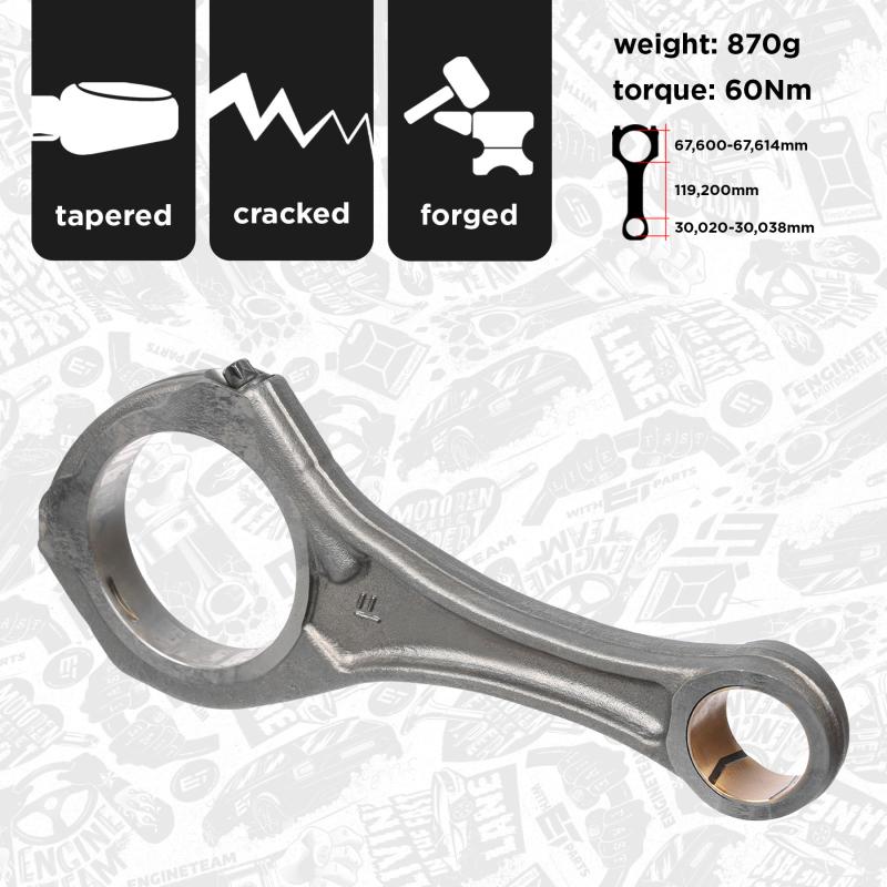 Bielle ET ENGINETEAM OM0024 - Visuel 2
