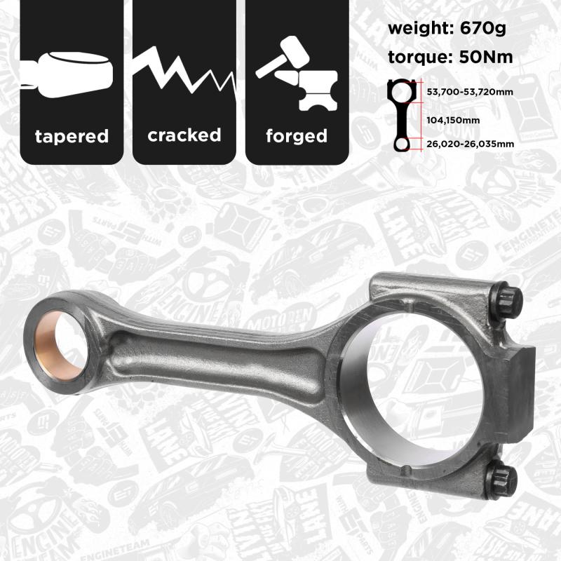 Bielle ET ENGINETEAM OM0030 - Visuel 1