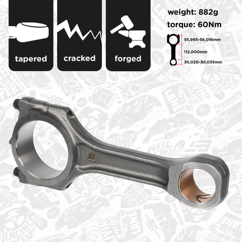 Jeu de bielles ET ENGINETEAM OM0039 - Visuel 2