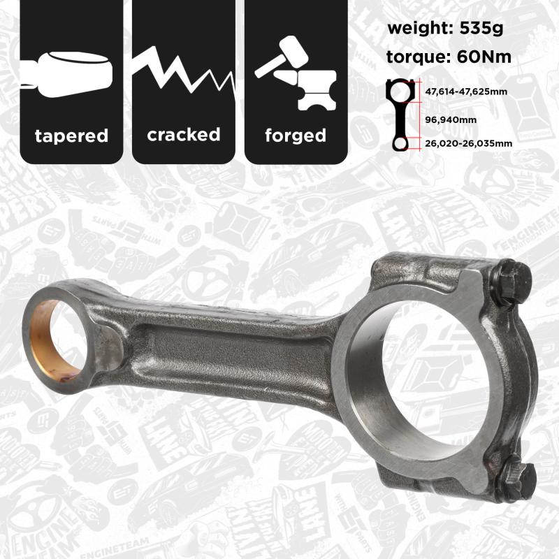 Bielle ET ENGINETEAM OM0045 - Visuel 1