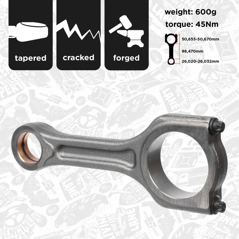 Bielle ET ENGINETEAM OM0047 - Visuel 1