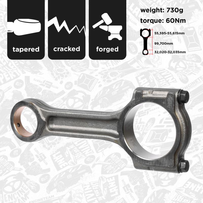 Bielle ET ENGINETEAM OM0053 - Visuel 1