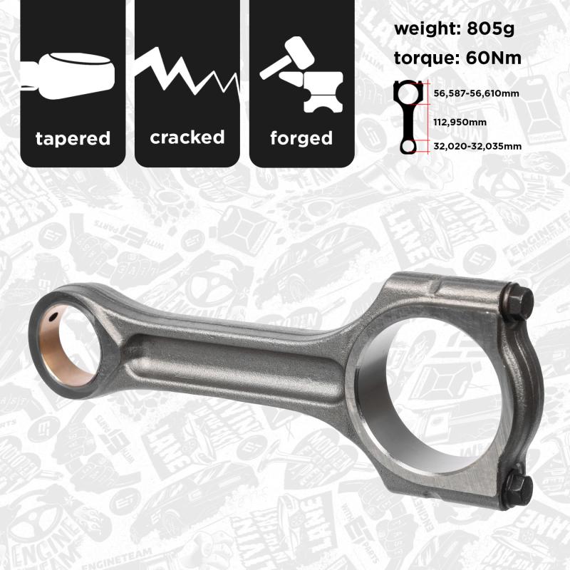 Bielle ET ENGINETEAM OM0058 - Visuel 1