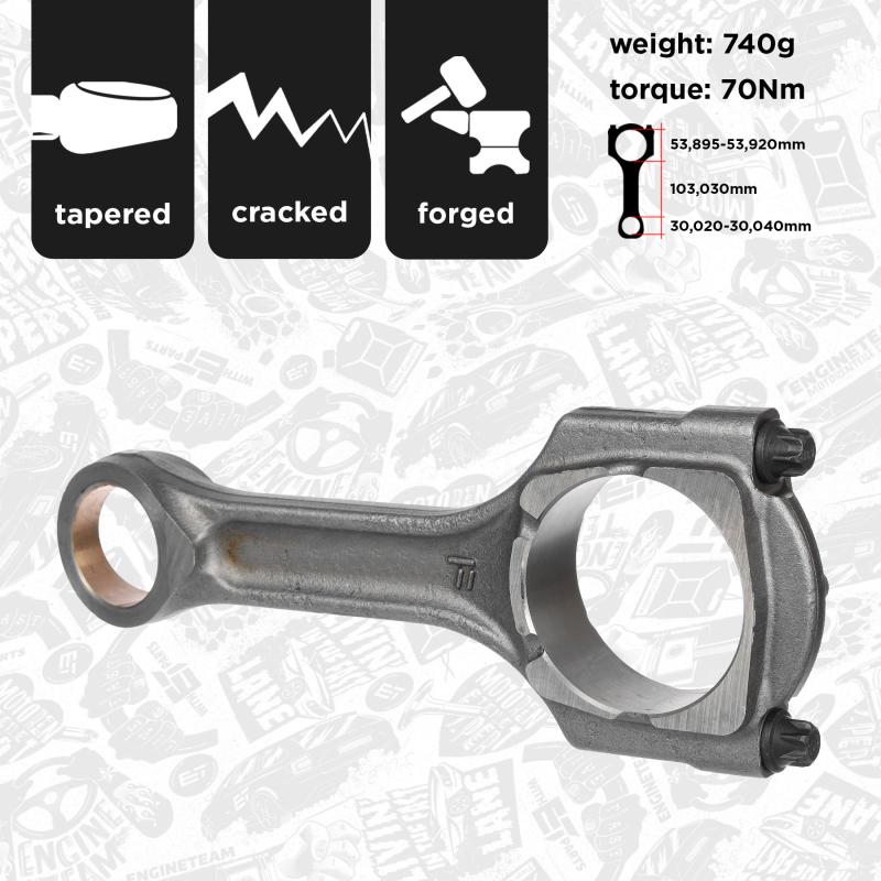 Bielle ET ENGINETEAM OM0062 - Visuel 1