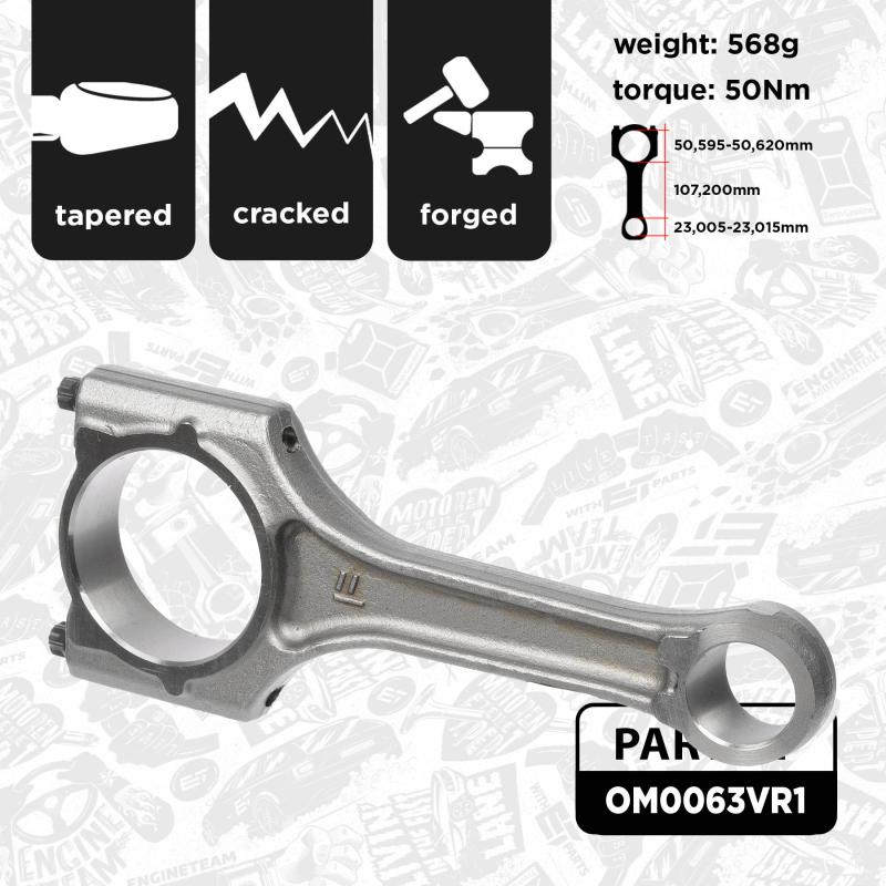 Jeu de bielles ET ENGINETEAM OM0063VR1 - Visuel 2