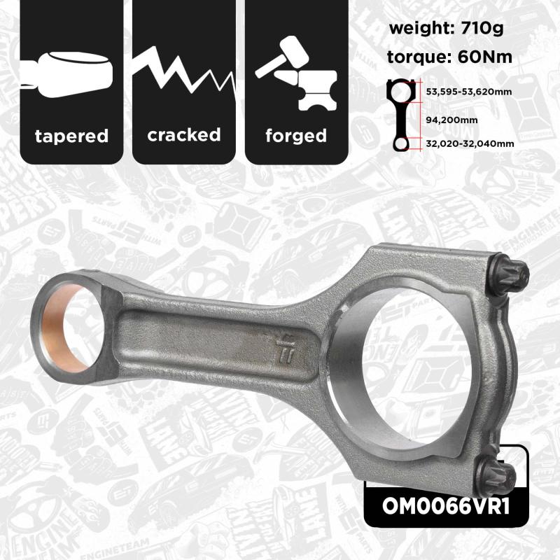 Jeu de bielles ET ENGINETEAM OM0066VR1 - Visuel 1