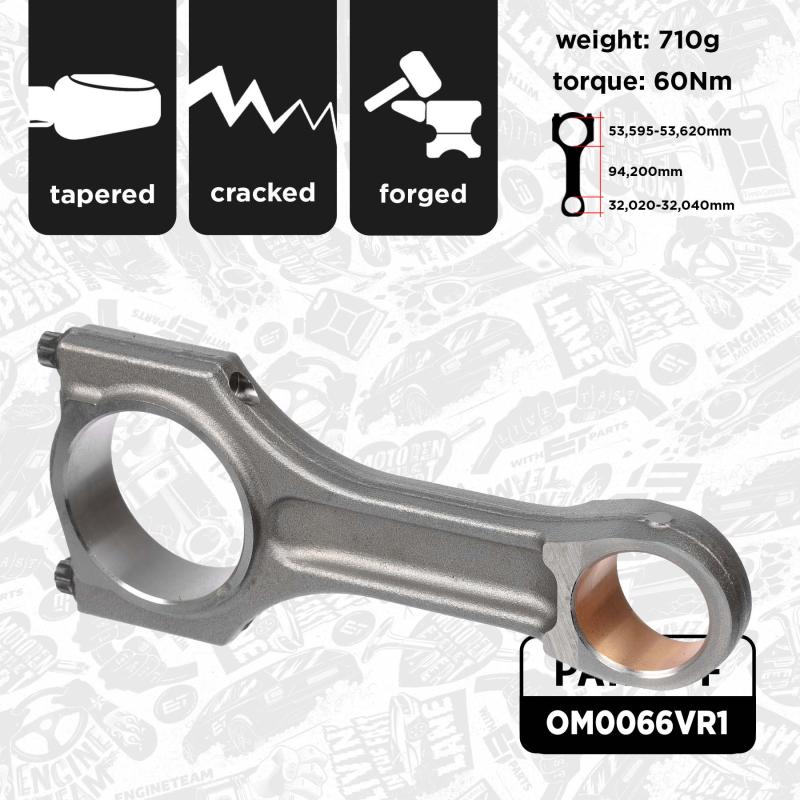 Jeu de bielles ET ENGINETEAM OM0066VR1 - Visuel 2