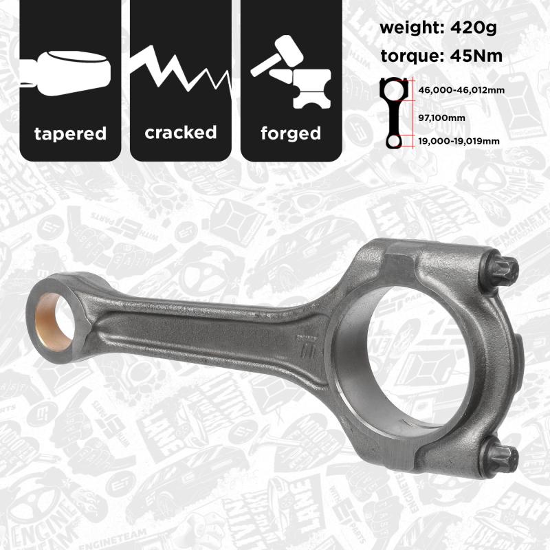Bielle ET ENGINETEAM OM0067 - Visuel 1